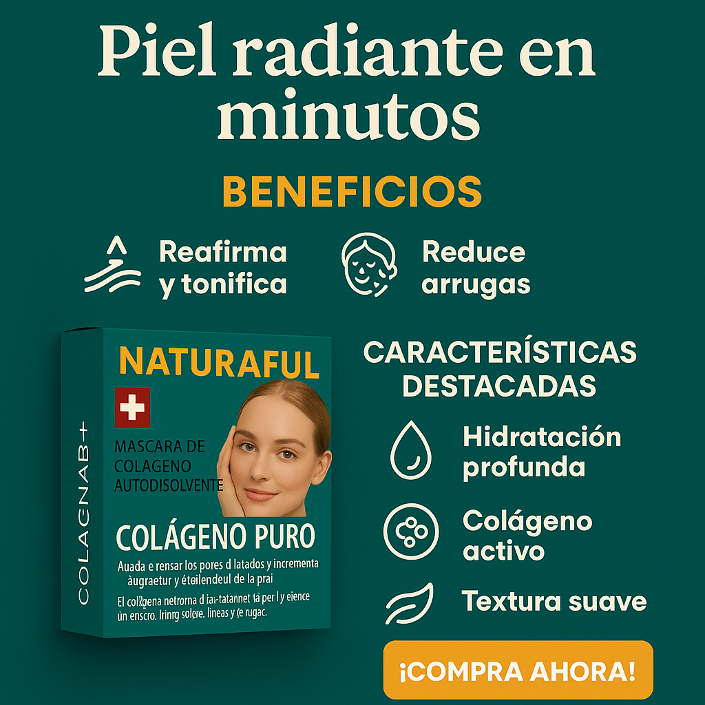 Mascarillas de Colágeno - Rejuvenece, Hidrata y Sana tu piel