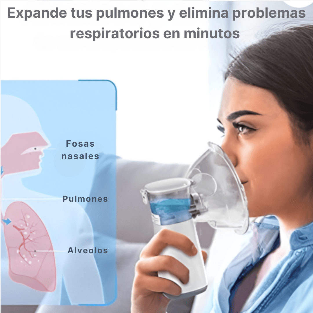 Nebulizador ultrasónico - Elimina todos tus problemas respiratorios