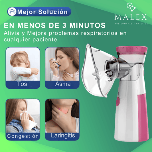 Nebulizador ultrasónico - Elimina todos tus problemas respiratorios