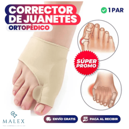 CORRECTOR DE JUANETES 2x1 | ELIMINA ALIVIA Y PREVIENE EL DOLOR