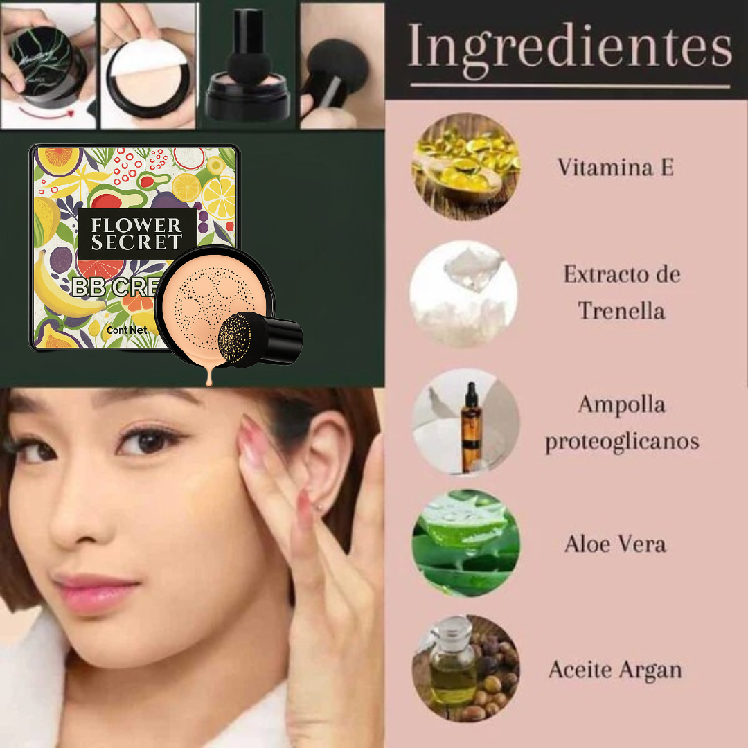 Flower Secret™ – Base en crema con efecto rejuvenecedor e hidratante