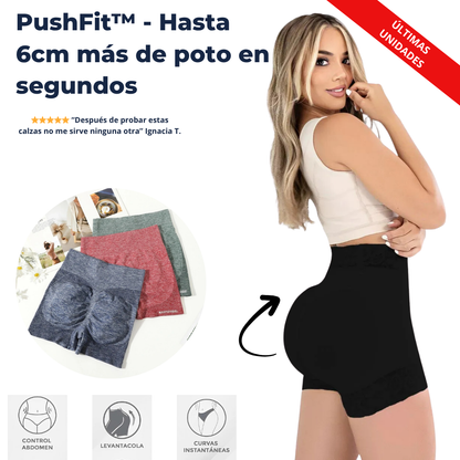 PushFit™ – Shorts deportivos levanta cola y efecto curvas