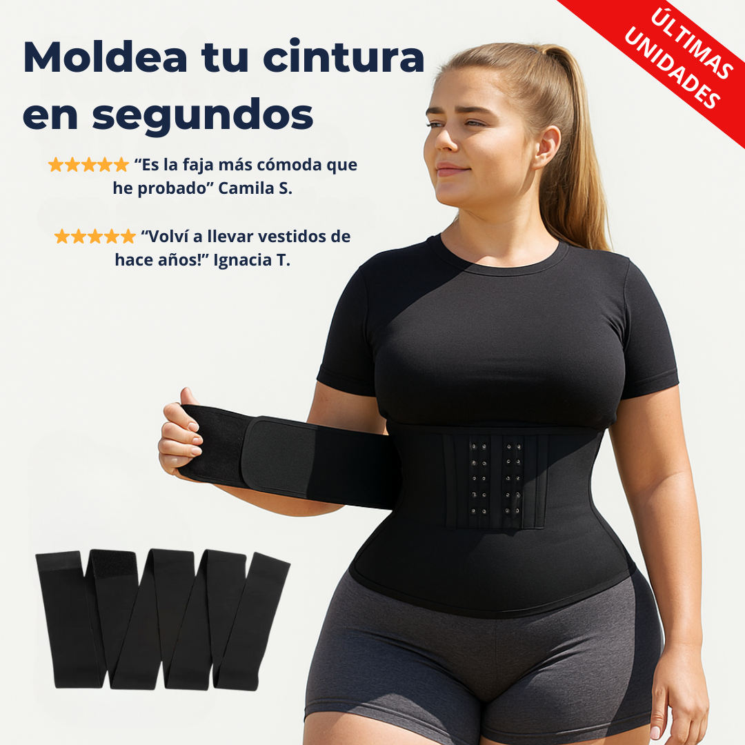 Faja Reductora BlackSlim™: Adelgaza tu cintura al instante -