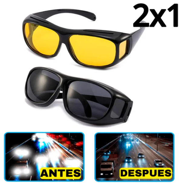 Lentes de visión mejorada - Conduce más seguro de noche y de día