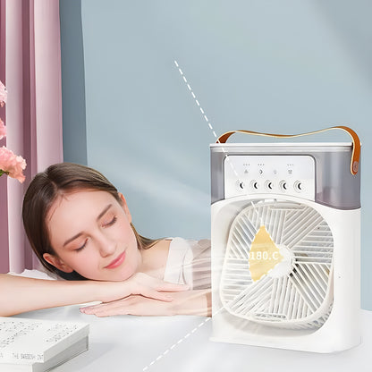 AeroMist - Ventilador Portatil Con Potente Humidificador