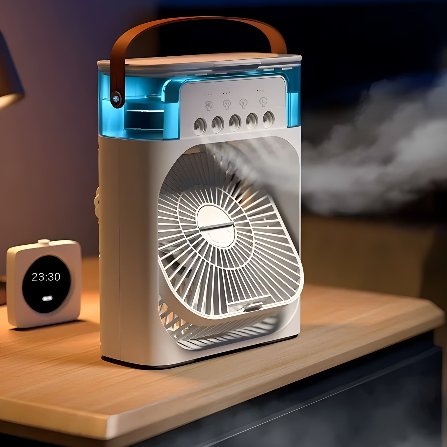 AeroMist - Ventilador Portatil Con Potente Humidificador