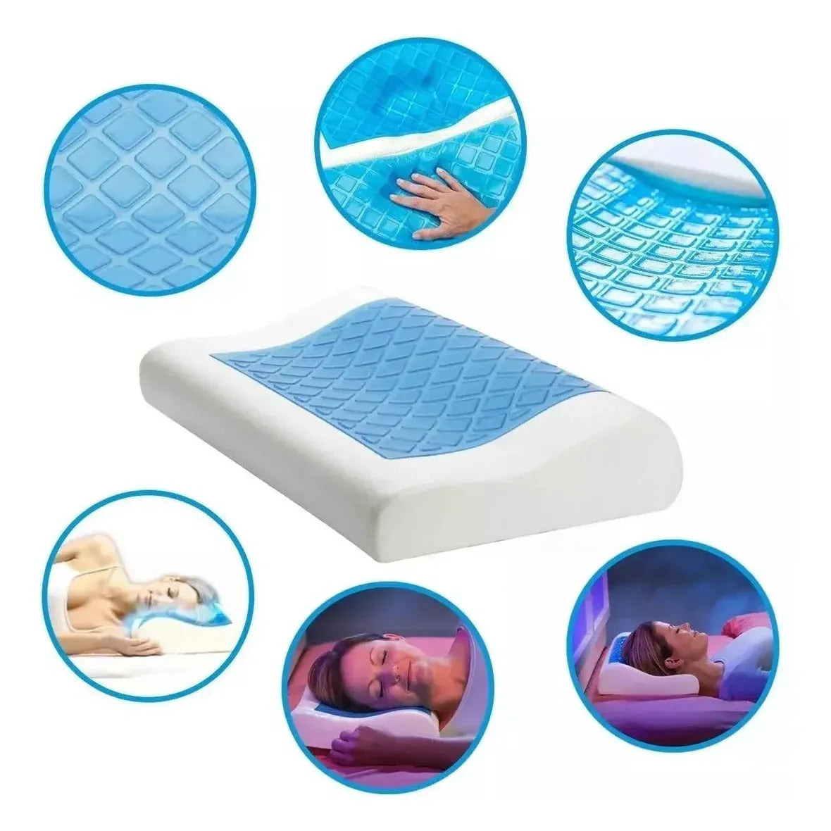 Almohada de Alineación - Corrige Postura y alivia Cuello, Cadera y Espalda
